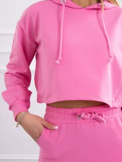 Súprava blúzky so sukňou svetlo ružová