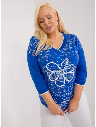 Blúzka RV BZ 9442.27 kobalt