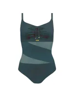 Dámske jednodielne plavky S684V Fashion2 - Self