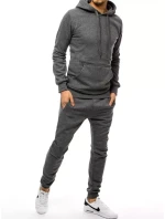 FashionStreet pánske tmavosivé tepláky AX0382