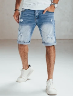 Pánske modré džínsové šortky FashionStreet SX2560