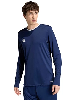 Pánske tričko adidas Entrada 26 s dlhým rukávom tmavomodré KF5850