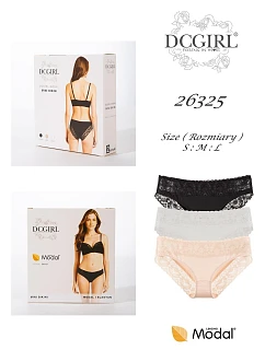 Nohavičky DC Girl 26325 A2, balenie, veľkosti S–L