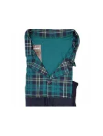 Pánske pyžamo 114/62 Tmavo zelené s tmavomodrou - Cornette Pánske pyžamo 114/62 Tmavo zelené s tmavomodrou - Cornette