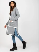 Dámsky sveter LC SW 0340 sivý