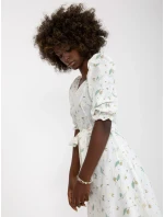 Dámske šaty LK SK 508964 biele a zelené