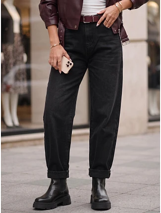 Dámské džíny UY3130 černé - FashionStreet