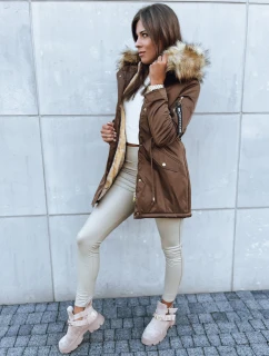 Dámska zimná bunda VIXEN hnedá FashionStreet TY3871