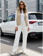 Dámska prešívaná vesta LIKEHUGS beige FashionStreet TY4979 Dámska prešívaná vesta LIKEHUGS beige FashionStreet TY4979