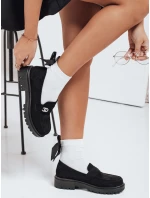 Dámske čierne semišové mokasíny FashionStreet ZY1129