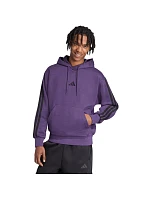 Pánska mikina adidas Essentials 3-Stripes Fleece Sweatshirt purple JX0740 pánska