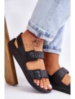 Damskie Lekkie Sandały Big Star LL274745 Czarne