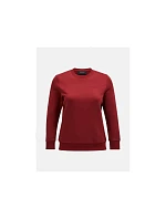 Mikina Peak Performance W Original Small Logo Crew burgundy Mikina Peak Performance W Original Small Logo Crew burgundy