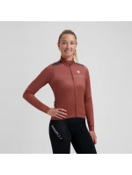 Rogelli dámsky dres s dlhým rukávom MONO brown M