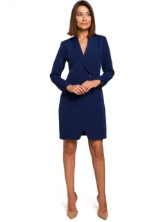 S217 Blejzrové šaty - tmavo modré