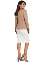 S154 Blejzer s jedným gombíkom - béžový S154 Blejzer s jedným gombíkom - béžový