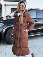 Dámsky prešívaný kabát CLOUTIQUE hnedý FashionStreet TY5462