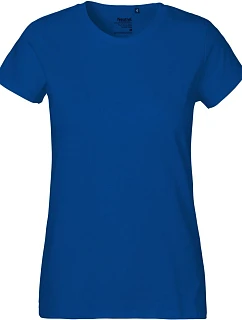 Neutral O 80001 Dámske tričko z hrubej bio bavlny 77.8001 royal