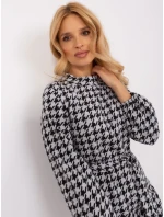 LK SK 509516 šaty.04 biela a čierna