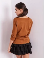 Blúzka CZ BZ 1694.08 svetlohnedá