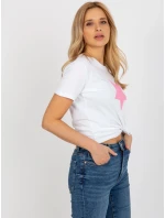 Tričko RV TS 8626.00 biela a ružová Tričko RV TS 8626.00 biela a ružová