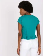 Tričko TW TS 1053.21X tmavo zelená