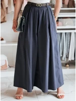 FLOWES pruhovaná sukňa - nohavice námornícka modrá FashionStreet UY2588