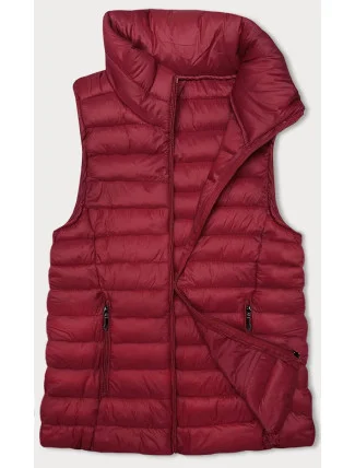 Červená dámska prešívaná vesta (5M9155-270) Červená dámska prešívaná vesta (5M9155-270)