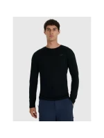 Pánske trekingové tričko s dlhým rukávom 4F 4FWAW25TFLOM430-20S z rýchloschnúcej merino vlny Pánske trekingové tričko s dlhým rukávom 4F 4FWAW25TFLOM430-20S z rýchloschnúcej merino vlny