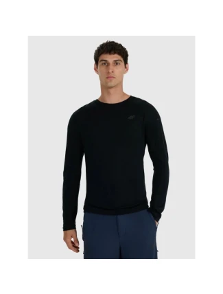 Pánske trekingové tričko s dlhým rukávom 4F 4FWAW25TFLOM430-20S z rýchloschnúcej merino vlny Pánske trekingové tričko s dlhým rukávom 4F 4FWAW25TFLOM430-20S z rýchloschnúcej merino vlny