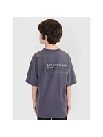Chlapčenské tričko oversize s potlačou 4F 4FJWSS25TTSHM1879-22S Chlapčenské tričko oversize s potlačou 4F 4FJWSS25TTSHM1879-22S