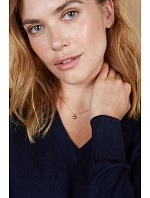 NEOBLU Sullivan Women Dámsky sveter s výstrihom do V 24.3988 night blue NEOBLU Sullivan Women Dámsky sveter s výstrihom do V 24.3988 night blue