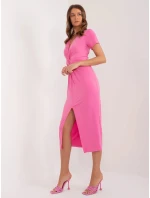 Dámske šaty DHJ SK 17302.93 ružové - FPrice