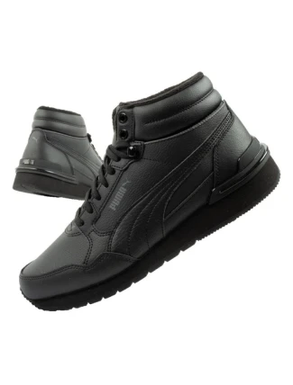 Puma ST Runner v4 Mid športové topánky Pánske členkové tenisky Black Puma ST Runner v4 Mid športové topánky Pánske členkové tenisky Black