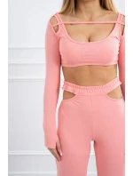 Súprava s blúzkou marhuľová