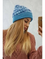 Bublinková čiapočka K219 modrá