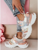Dámske tenisky na vysokej platforme BEASTAR farebné FashionStreet ZY0832 Dámske tenisky na vysokej platforme BEASTAR farebné FashionStreet ZY0832