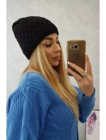 Fleecová čiapka K204 čierna