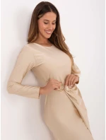 Šaty IT SK 21609.83 svetlo béžová