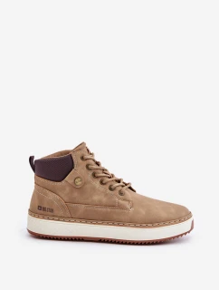 Šnurovacie pánske topánky Big Star OO174560 Hi-Poly System Brown