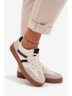 Dámské nízké tenisky černo-bílé Denelisse