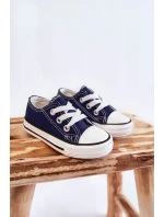 Dziecięce Trampki Klasyczne Granatowe Filemon