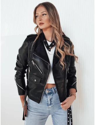 ROLDAN dámska kožená bunda ramones black FashionStreet TY4180 ROLDAN dámska kožená bunda ramones black FashionStreet TY4180