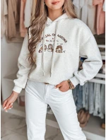 Dámska nadrozmerná mikina s kapucňou SPECIAL KITTY sivá FashionStreet BY1510