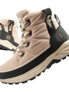 Lee Cooper dámske zimné športové topánky zimné trekkingové zateplené béžové čierne dámske