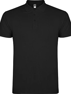 Tričko POLO s krátkym rukávom čierne