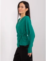 Blúzka EM BZ 3035.36 tmavo zelená