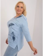 Blúzka RV BZ 9433.81 svetlomodrá Blúzka RV BZ 9433.81 svetlomodrá