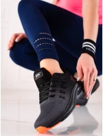 Praktické šedo-strieborné tenisky dámske bez podpätku Praktické šedo-strieborné tenisky dámske bez podpätku