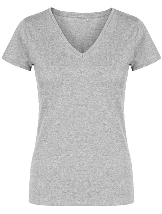 Promodoro 1525 Dámske tričko X.O s výstrihom do V 40.1525 heather grey Promodoro 1525 Dámske tričko X.O s výstrihom do V 40.1525 heather grey